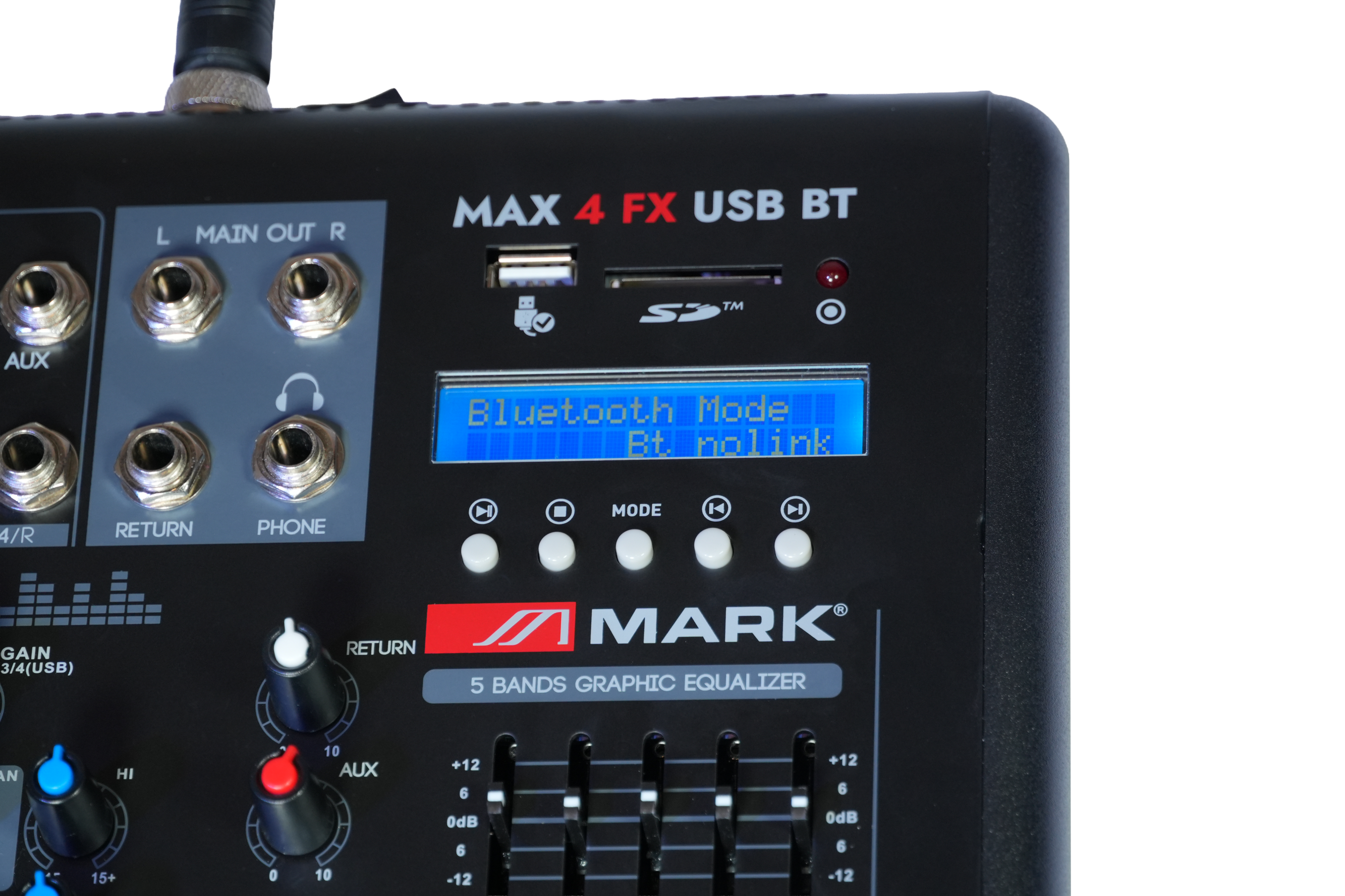 Микшерный пульт MARK MAX 4 FX USB BT